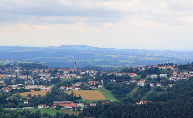 Anfahrt nach Hauzenberg im Bayerischen wald